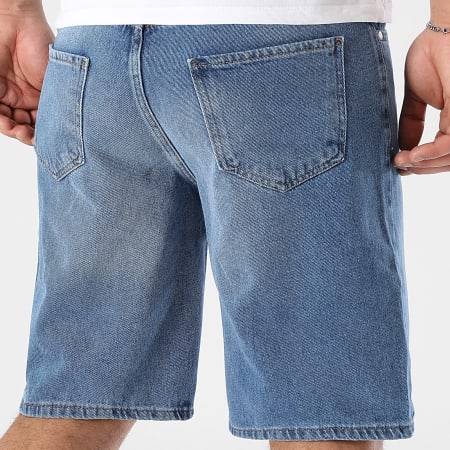 LBO - Lot De 2 Shorts Jean Relaxed 3582 3585 Bleu Denim